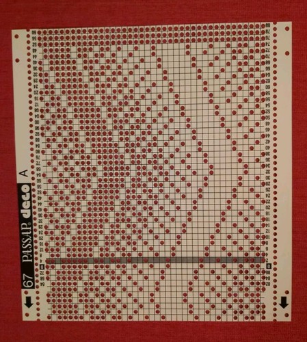 Passap pfaff punchcard deco - passap,