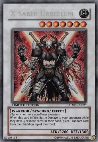 Yugioh saber urbellum - x-saber,
