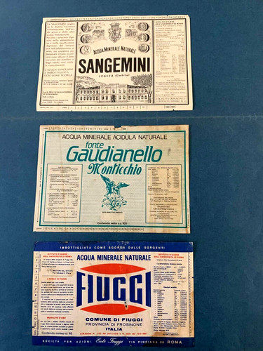Etichette acqua minerale - etichette,