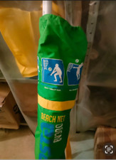 RETE DA PALLAVOLO REGOLAMENTARE BEACH VOLLEY ESTERNO INTERNO SPORT REGOLABILE