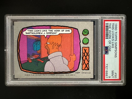 1990 topps simpsons this - topps,