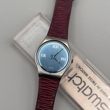 Vintage 1992 Swatch Gent Plaza GX121 Orologio Al Quarzo Funzionante