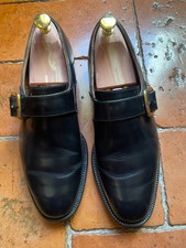 SCARPE CHURCH UOMO CUSTOM GRADE PELLE NERA CINTURINO