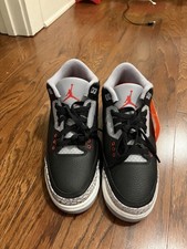 Air Jordan 3 Retro Nero Cemento (2024) (GS) Bambini Taglia 6.5Y DM0967-010