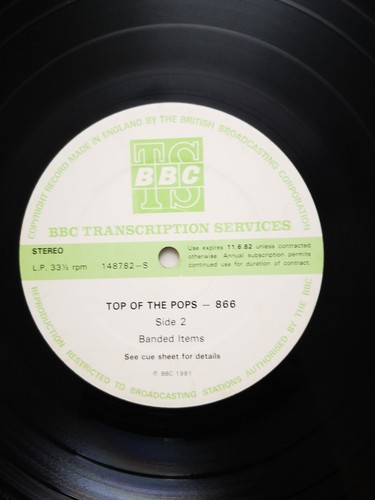 Bbc transcription totp 866 - transcription, #866