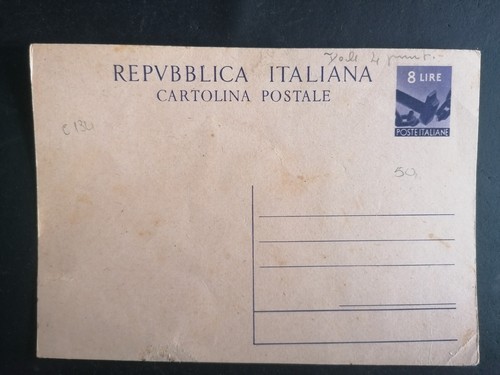 Repubblica intero postale lire - postale,
