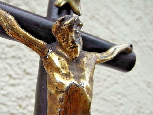 Croce altare biedermeier - da,