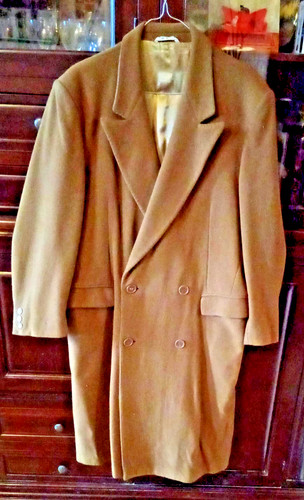 Cappotto cammello uomo lungo