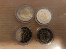 4 monete da 2 euro 2025 commemorative germania,croazia,portogallo,lettonia