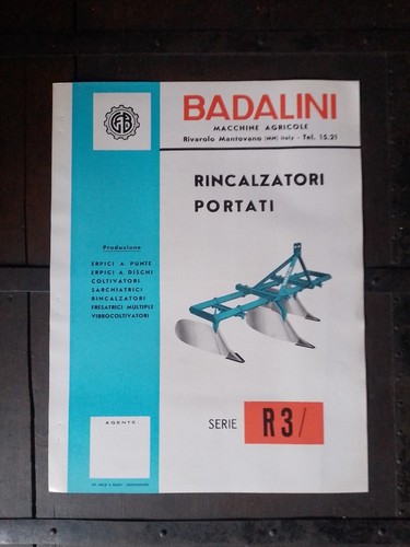 Rincalzatori portati trattori - rincalzatori,