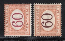 REGNO D'ITALIA SEGNATASSE 60C