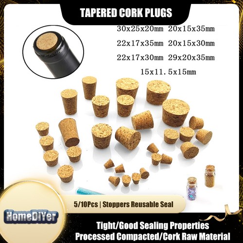 10pz tappi sughero - 5/10pz, in