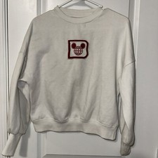 Maglione donna panna ricamato