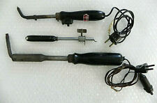 LOTTO Antichi Attrezzi 2 Saldatore con manico in legno Vecchi D'epoca VINTAGE