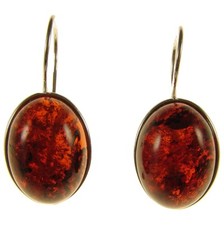 Orecchini donna in ambra