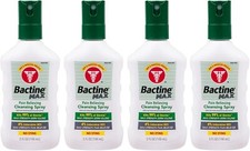 4 confezioni Bactine Max spray detergente antidolorifico 5 fl oz (148 ml) ciascuna