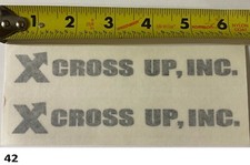 2! X-Cross Up sticker Vintage