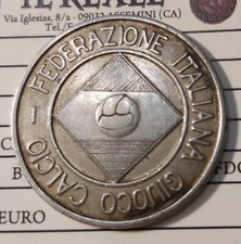 MEDAGLIA IN ARGENTO FEDERAZIONE ITALIANA GIUOCO CALCIO F.I.G.C. 1963-64