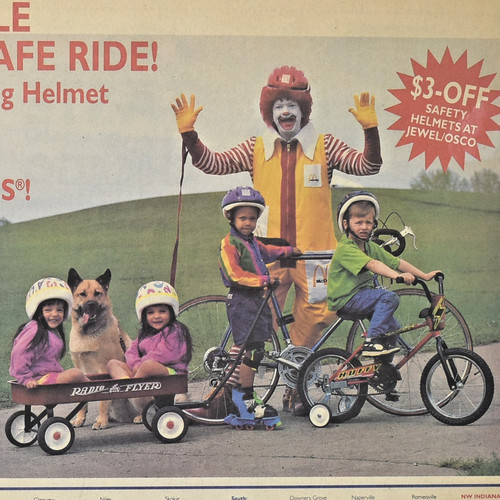 Casco bicicletta mcdonalds - casco,