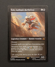MTG EZIO AUDITORE DA FIRENZE 203 FOIL EXC ETCHED EZIO DA FIRENZE ACR X EN