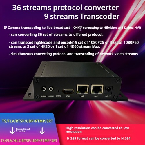 Transcoder protocollo flusso
