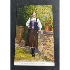 Cartolina  Costume di Cravagliana  Valsesia