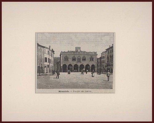 Mirandola palazzo del comune - -,