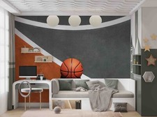 Carta da parati 3D campo da