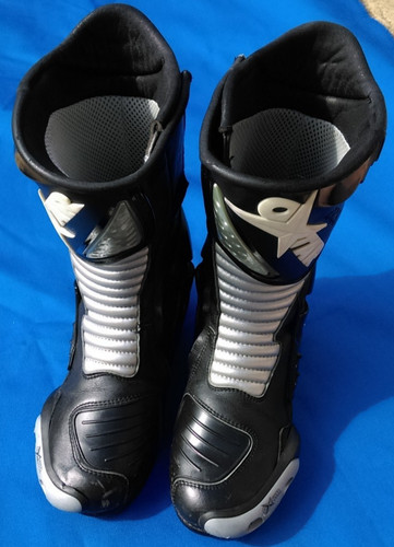 Coppia stivali moto - , donna