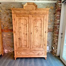 ANTICO ARMADIO PIEMONTESE GREZZO AL NATURALE