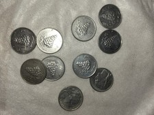 Lotto di 10 monete Repubblica