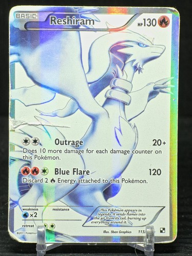 Pokémon reshiram 113 114 holo - 113/114,