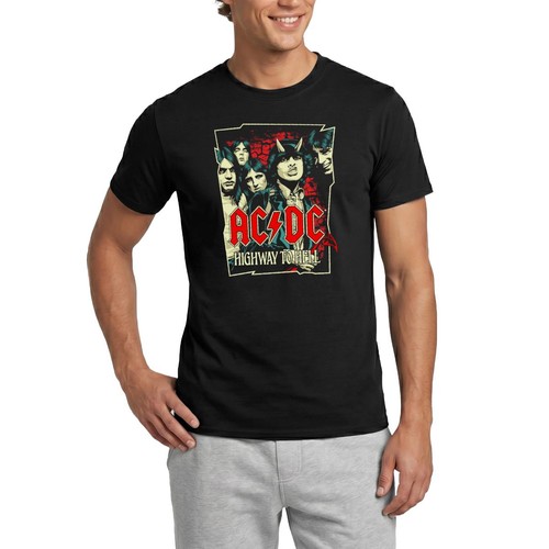 Shirt uomo logo band - ac/dc,