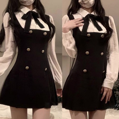 Elegante mini abito nero