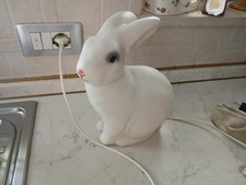Lampada a forma di coniglio Heico Made in Germany vintage