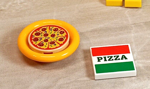 Lego scatola pizza - scatola, peperoni