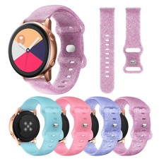Cinturino da polso 20 mm per Samsung Galaxy Watch cinturino attivo sport silicone luminoso