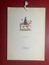 (X15) CAVALIERI Calendario 1963 CASA MAMMA DOM (20x14 cm) illustrato NICOULINE