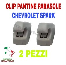 COPPIA Clip Gancio Pantina Parasole per CHEVROLET SPARK Aletta Visiera 95994975