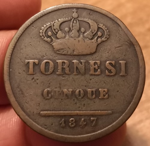 Coin tornesi 1847 - coin, 1847,