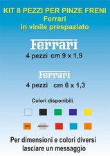 adesivi pinze freni Ferrari