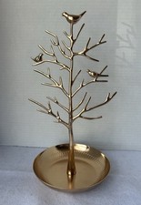 Bird Tree Copper Jewelry Stand