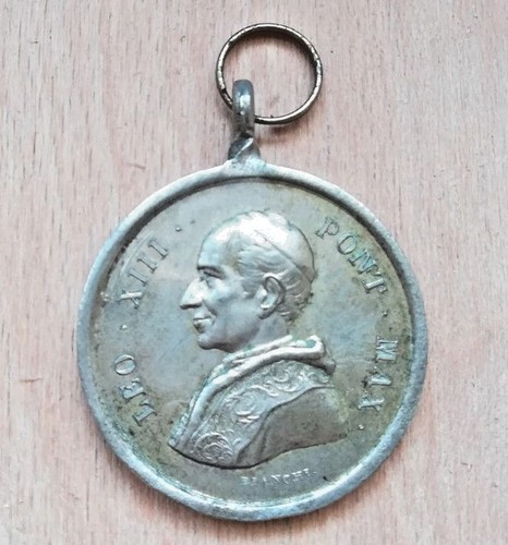 Medaglia leone xiii argento - xiii°,