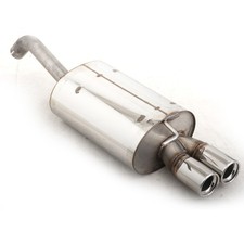 Scarico sportivo Fox 2x80 mm