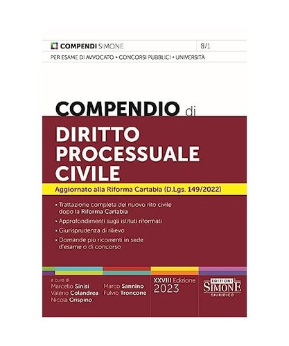 Compendio diritto - compendio, di