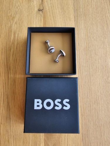 Boss gemelli uomo argento - argento, oro