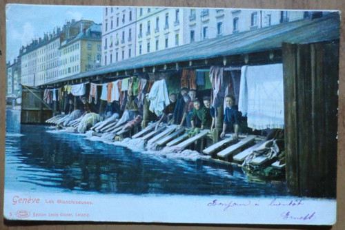 Svizzera cartolina del 1904 - svizzera,