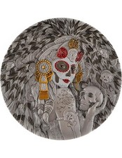 LADY MICTE Figures Of Death 2 oz moneta argento 2000 franchi Camerun 2025