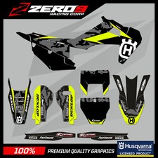 HUSQVARNA KIT GRAFICO MOTOCROSS MX DECALCOMANIE: TC FC 50 65 85 125 250 450 CAMO BLK