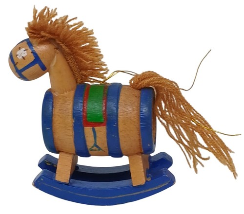 Ornamento cavallo dondolo - a,
